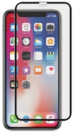eStuff Titan Shield Screen Protector Full Black - szkło ochrone dla iPhone XR