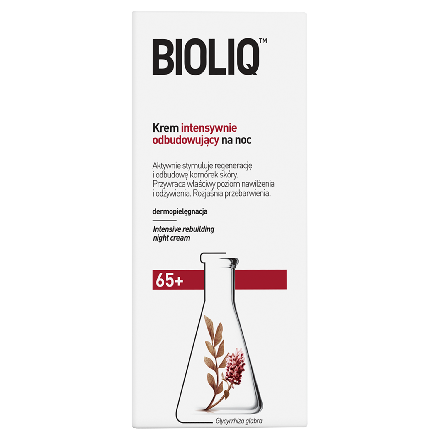 Bioliq intensywnie odbudowujący krem do twarzy na noc 65+, 50 ml