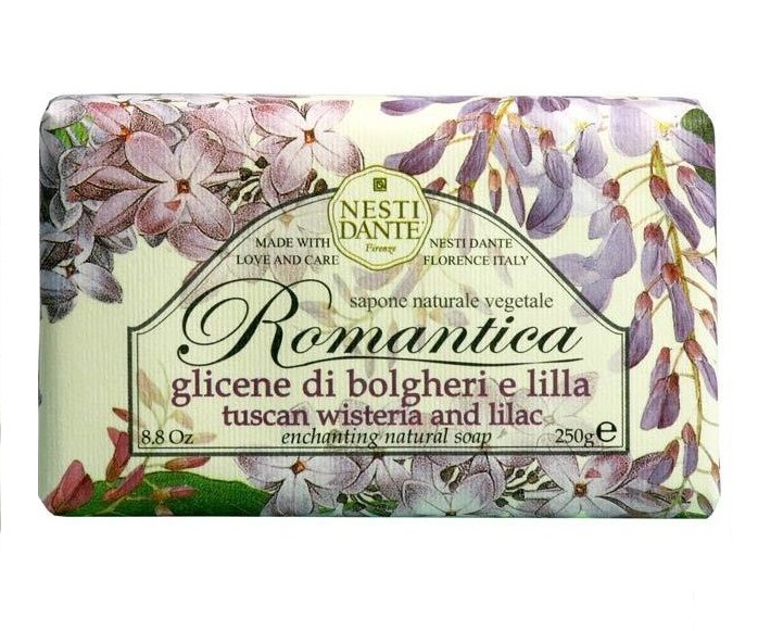 Nesti Dante Romantica mydło toaletowe Glicynia & Lilia, 250 g