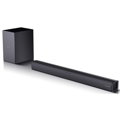 Soundbar SHARP HT-SBW182 Czarny 2.1-kanałowy, Bezprzewodowy Subwoofer, HDMI ARC, Bluetooth, Korektor EQ