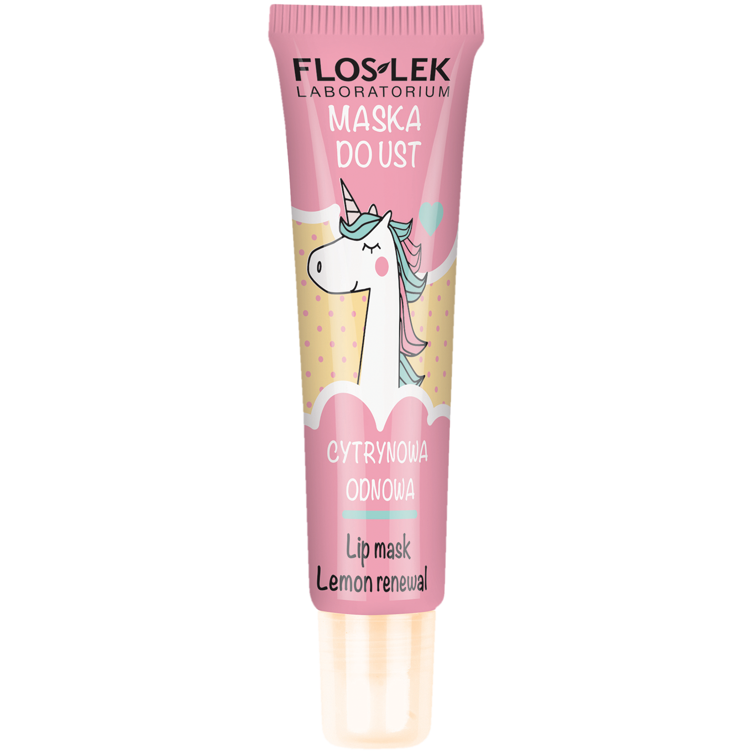Floslek Vege maska do ust cytryna, 14 g