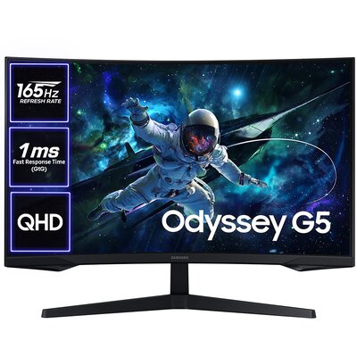 Monitor SAMSUNG Odyssey G5 G55C S32CG552EU 32" 2560x1440px 165Hz 1 ms [MPRT] Curved