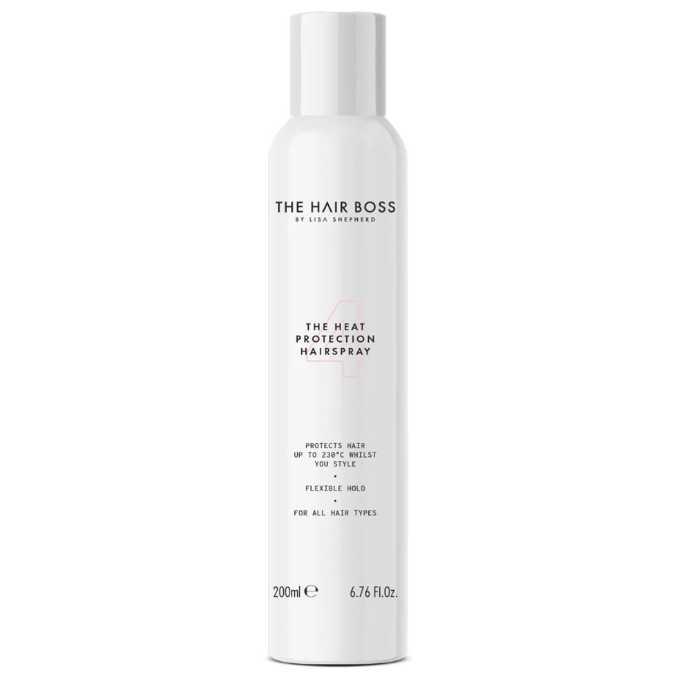 The Hair Boss The Heat Protection Hairspray damski termoochronny lakier do włosów, 200 ml