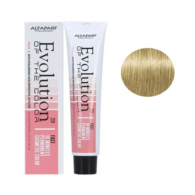 Alfaparf Evolution of the Color Cube 10 Minutes trwała farba do włosów 9 bardzo jasny naturalny blond, 60 ml