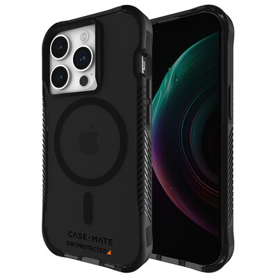 Etui CASE-MATE Tough Grip Plus D30 MagSafe do Apple iPhone 15 Pro Czarny