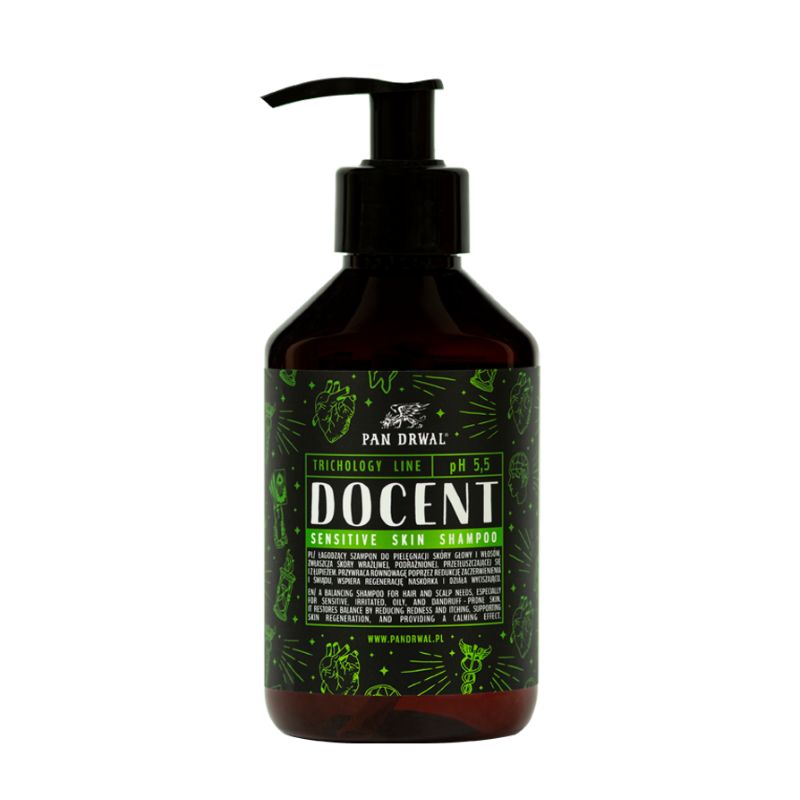 Pan Drwal Docent szampon do włosów dla skóry wrażliwej, 250 ml