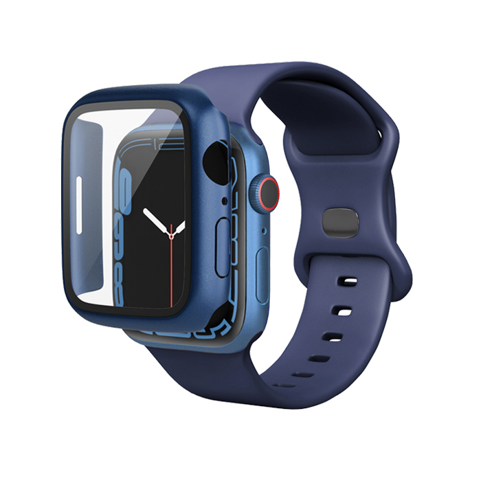 Epico Glass Case Blue - etui Apple Watch 41 mm