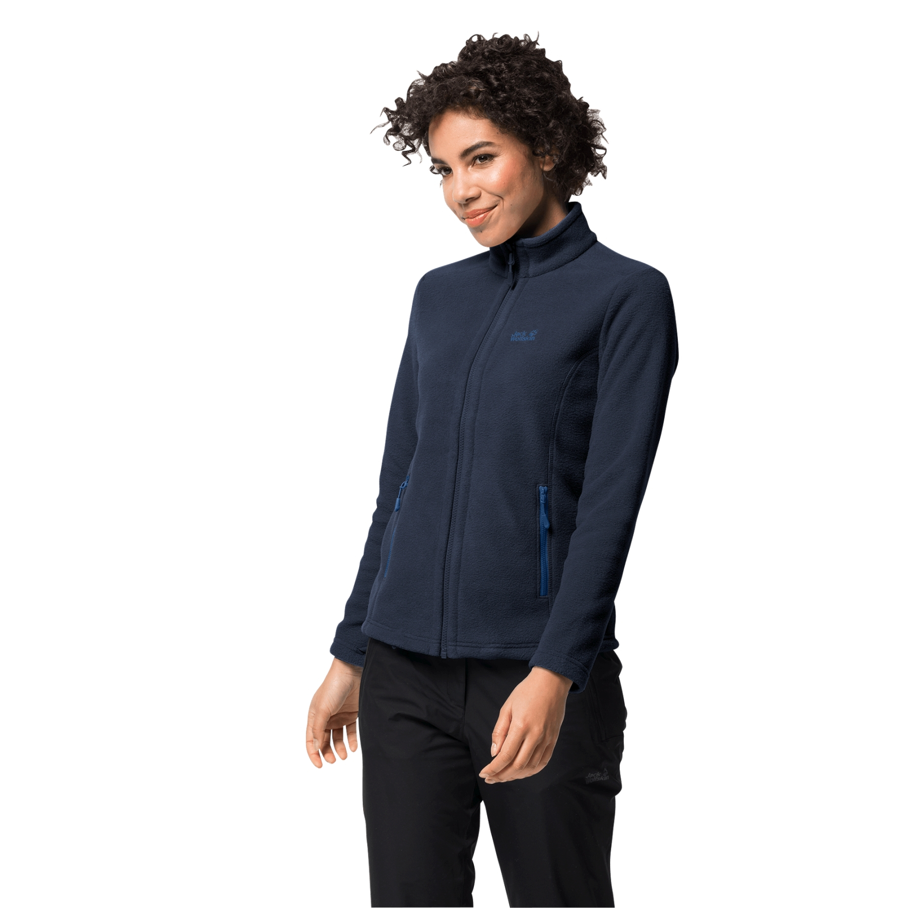 Bluza polarowa damska W MOONRISE JKT midnight blue - S