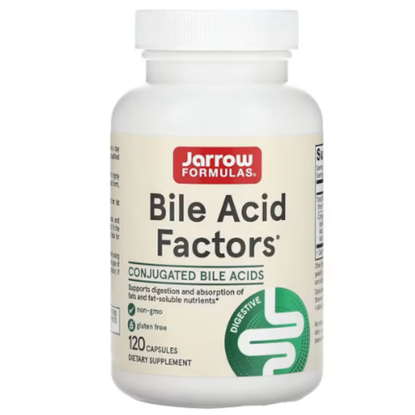 Jarrow Formulas Bile Acid Factors suplement diety, kwasy żółciowe, 90 kaps./1 opak.