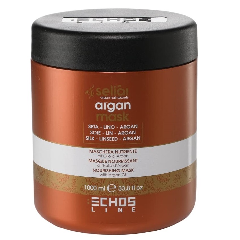 Echosline Seliar Argan odżywcza maska do włosów z olejkiem arganowym, 1000 ml