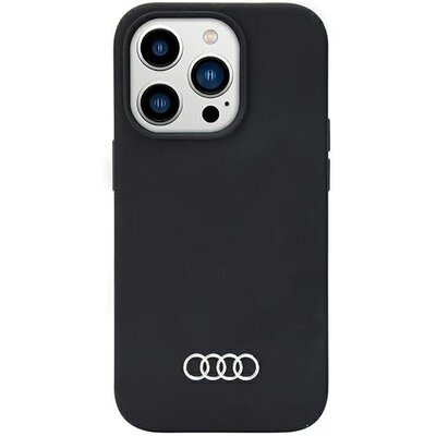 Etui AUDI Silicone Case do Apple iPhone 14 Pro Max Czarny