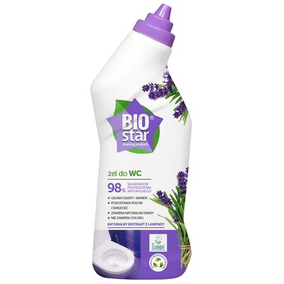 Żel do czyszczenia toalety BIOSTAR Lawenda 750 ml