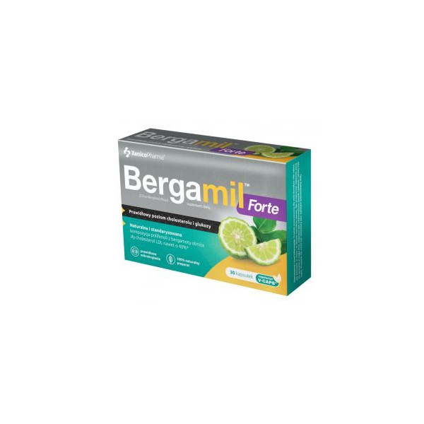 Xenico Pharma Bergamil Forte suplement diety, 30 kaps./1 opak.