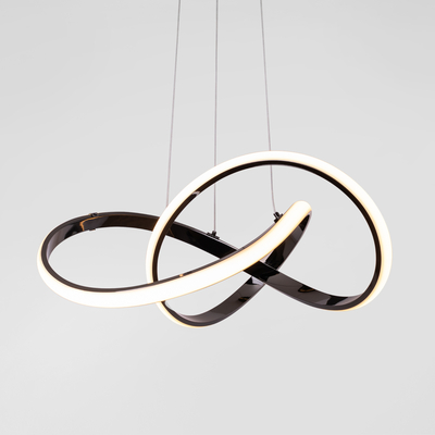 Lampa wisząca LED INDIGO czarna chrom