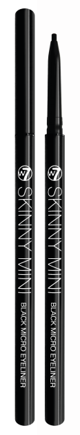 W7 Skinny Mini Black Micro Eyeliner precyzyjna kredka do oczu Black, 0,05 g