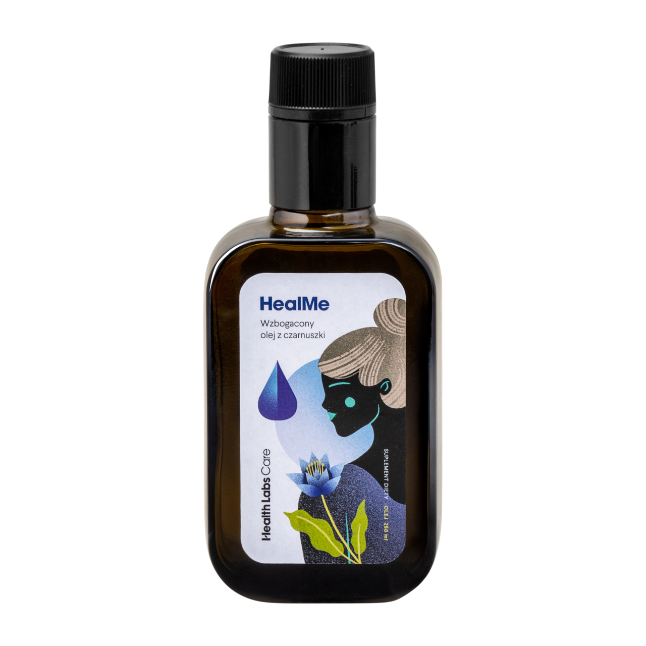 Health Labs Care HealMe  suplement diety zimnotłoczony olej z czarnuszki, 250 ml