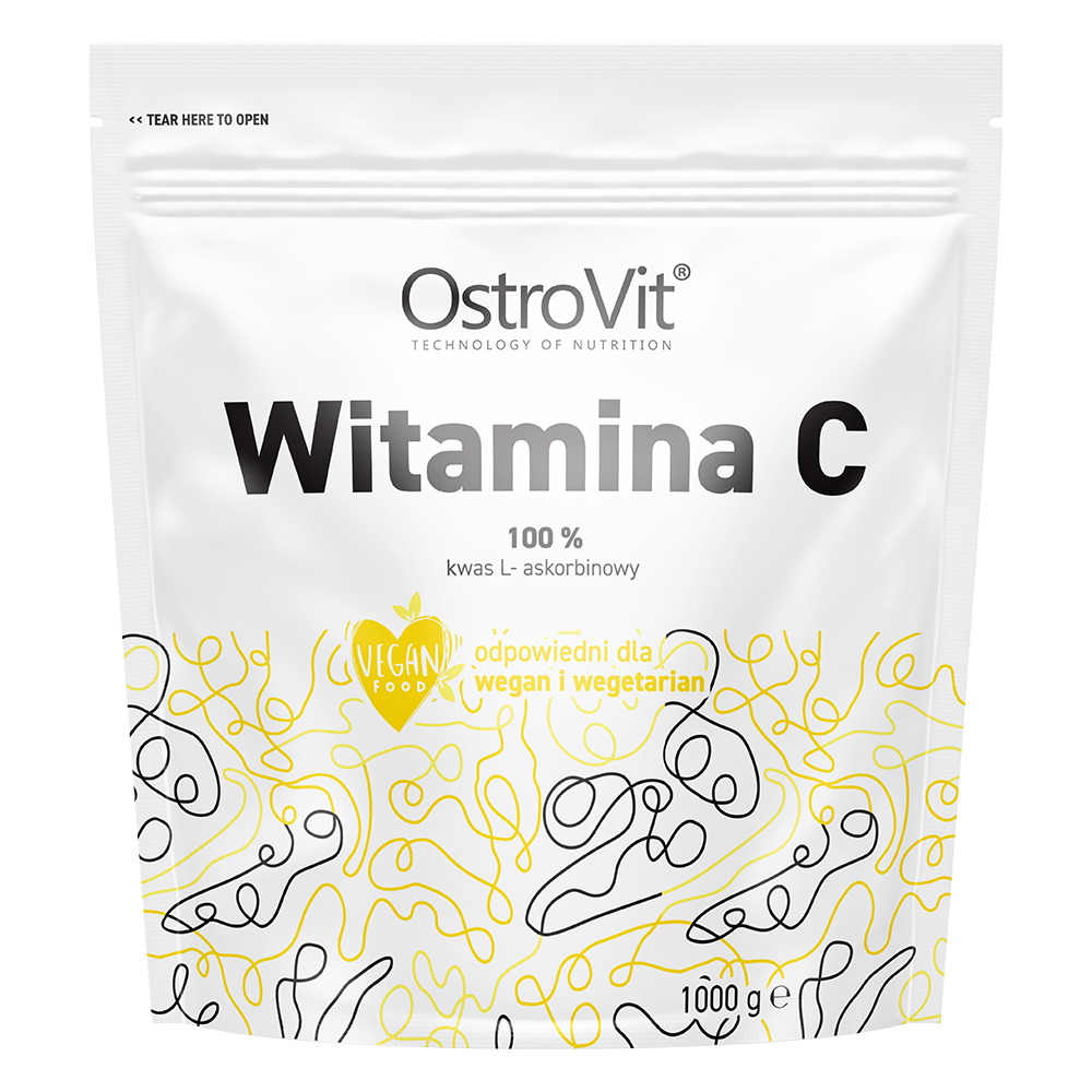 OstroVit Witamina C 1000 g o smaku naturalnym