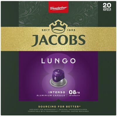 Kapsułki JACOBS Lungo 8 Intenso do ekspresu Nespresso