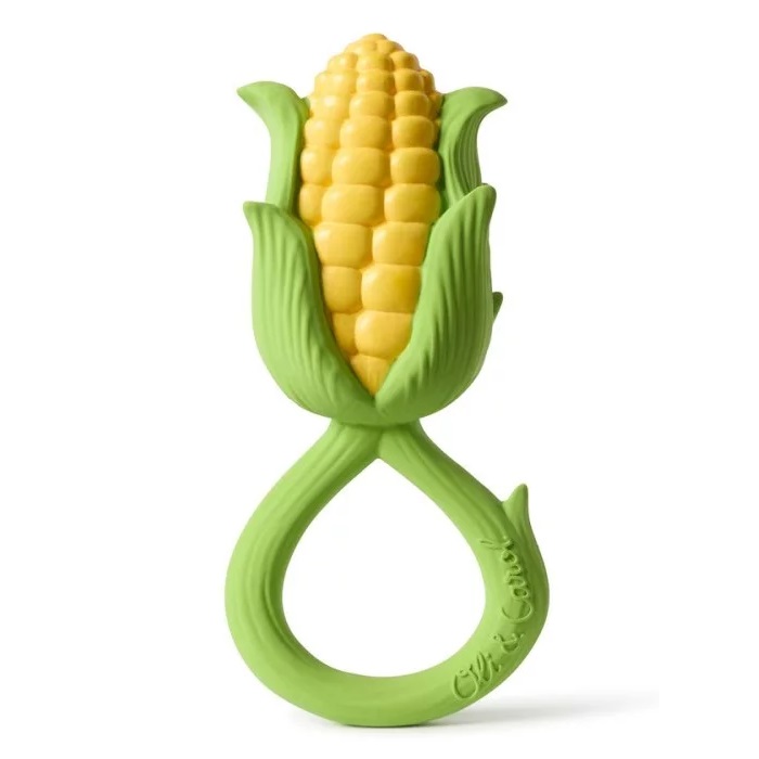 Oli & Carol gryzak-grzechotka Kukurydza, 1 szt.