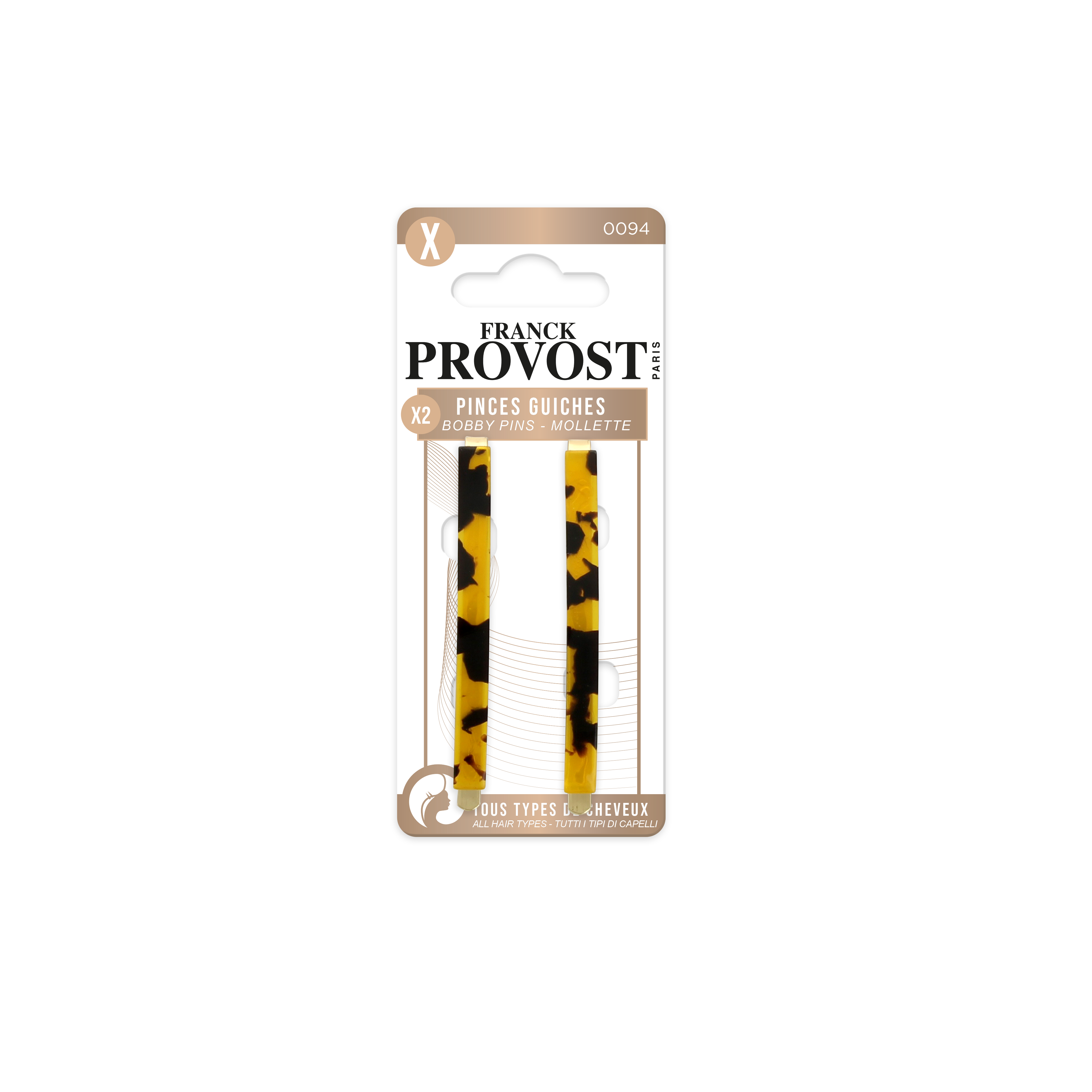 Franck Provost zestaw ozdobnych wsuwek do włosów, 2 szt./1 opak.