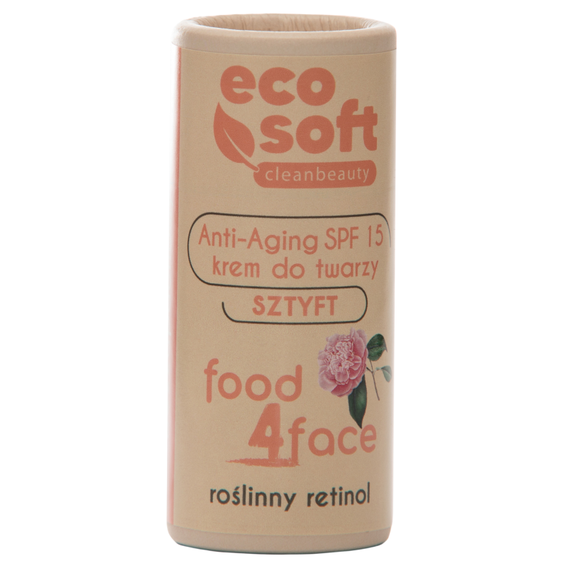 Eco Soft Food4Face odmładzający krem do twarzy SPF15, 30 g