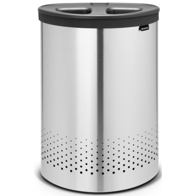 Kosz na pranie BRABANTIA 105029 Laundry Bin 55L Stal matowa