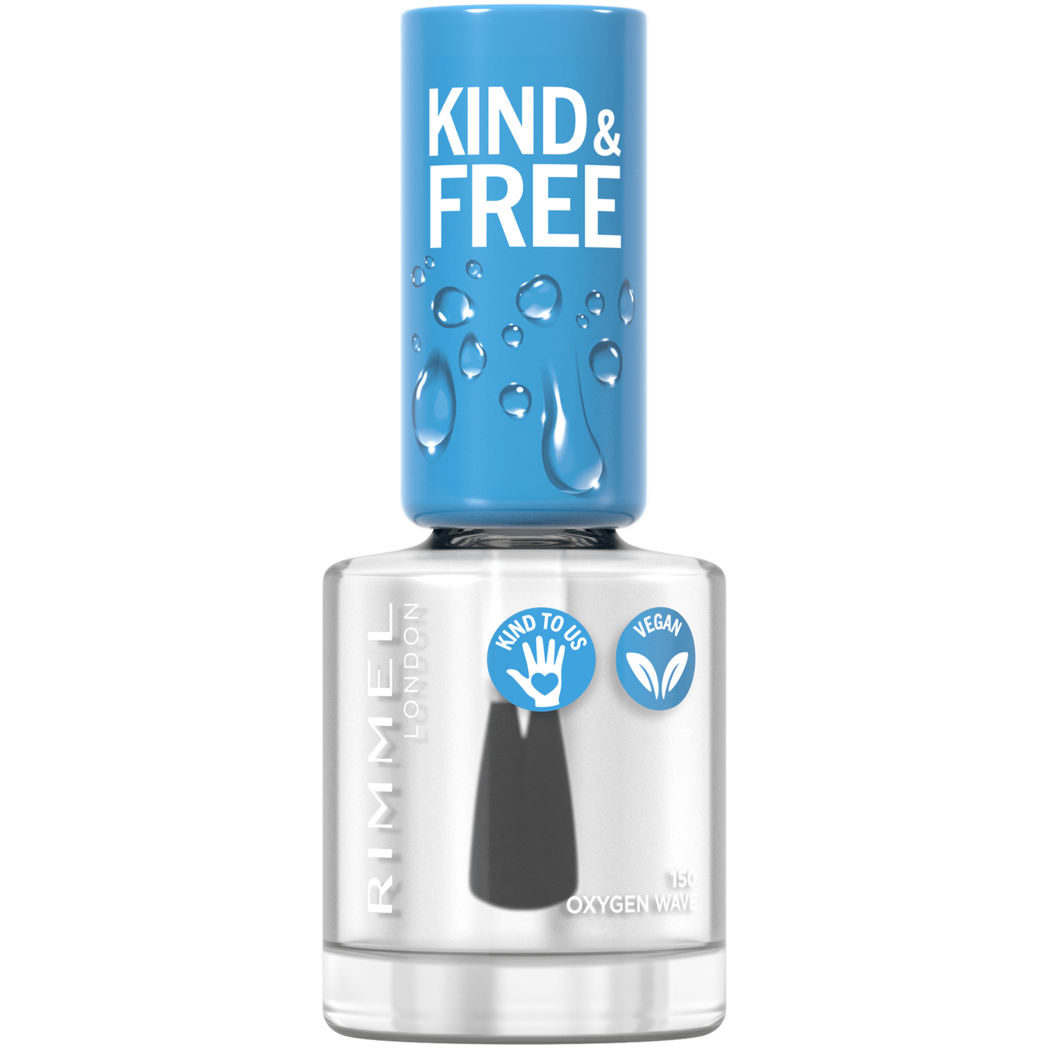 Rimmel Kind &amp; Free Top Coat Do Paznokci 150 Top Coat Wegański 34 G