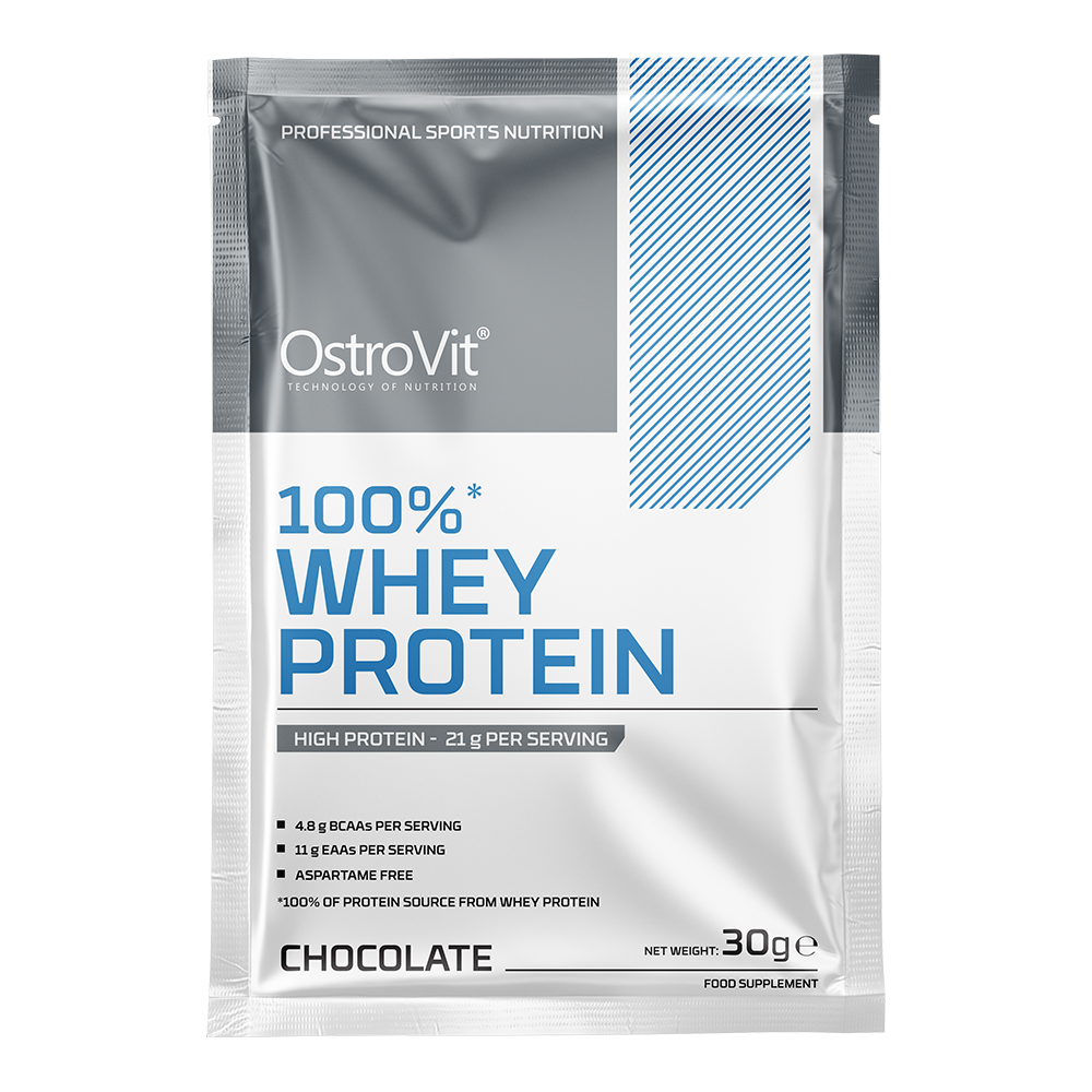 OstroVit 100% Whey Protein 30 g o smaku czekoladowym