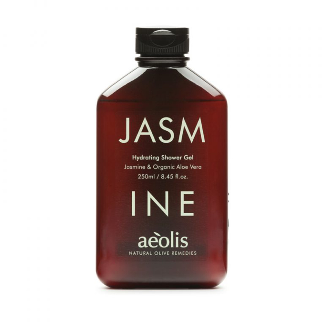 Aeolis Jasmine żel pod prysznic z organiczną oliwą z oliwek, jaśminem i aloesem, 250 ml