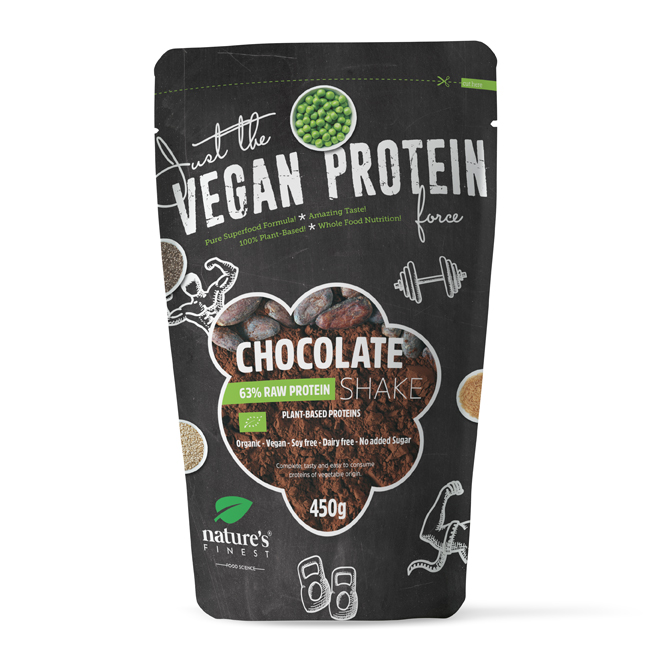 Nature's Finest Bio Chocolate czekoladowy shake białkowy, 450 g