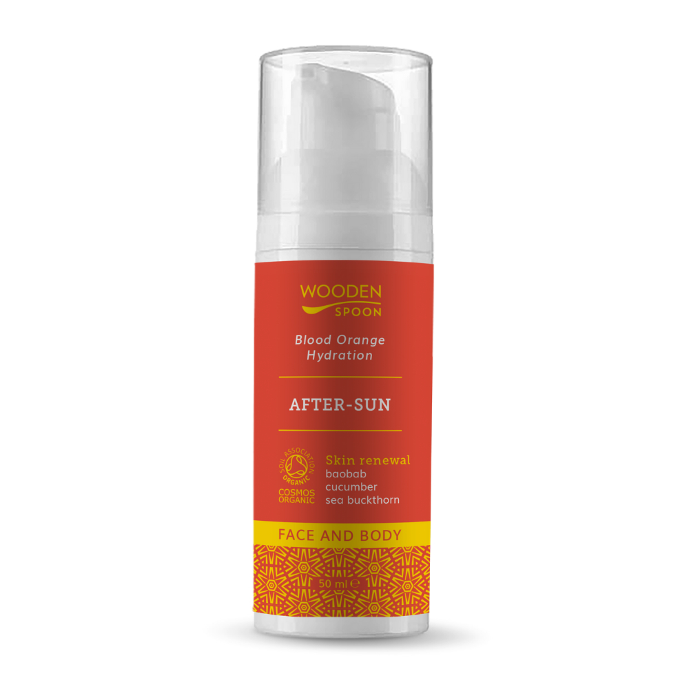 Wooden Spoon After-Sun krem po opalaniu z czerwoną pomarańczą, 50 ml