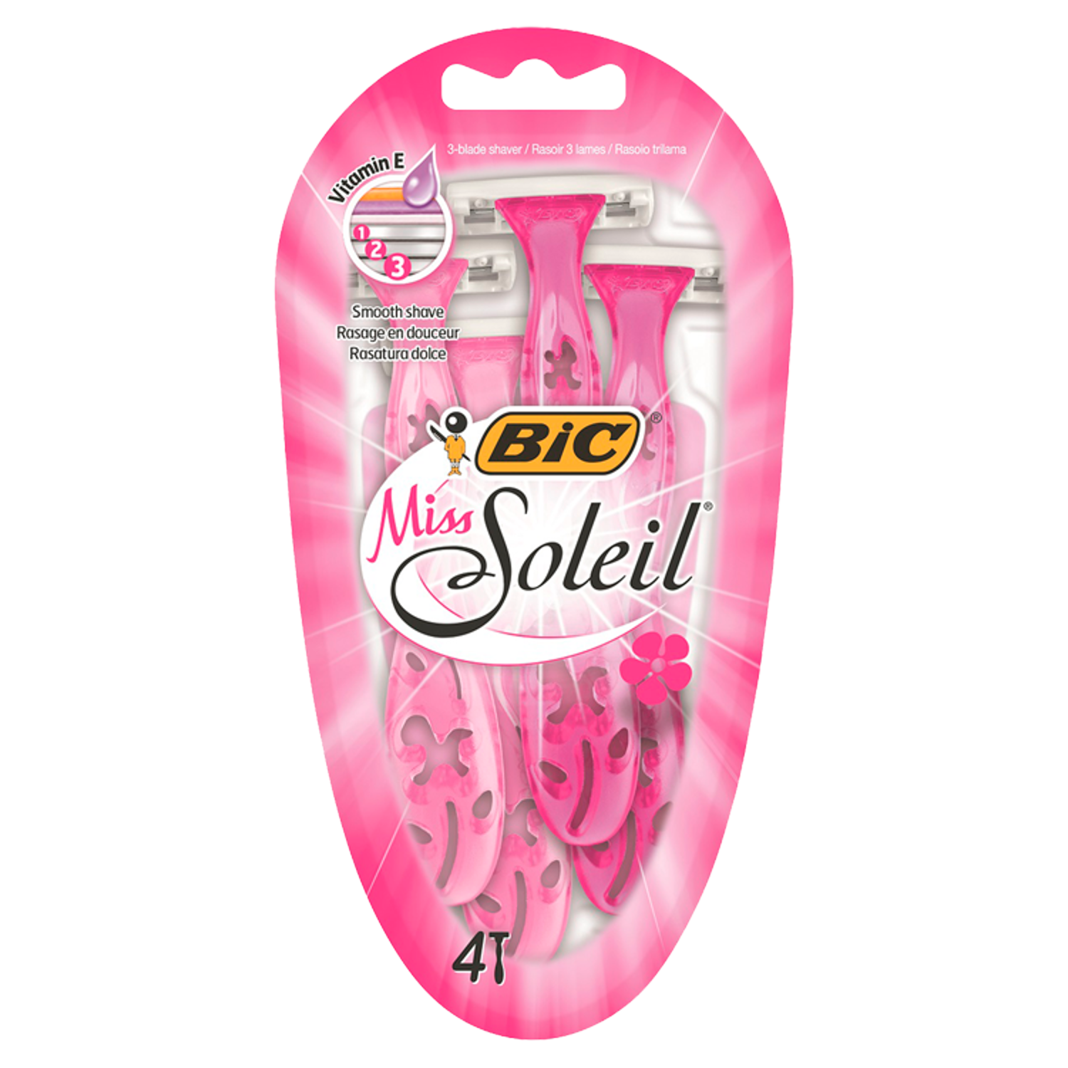 BIC Miss Soleil maszynka do golenia damska, 4 szt./1 opak.