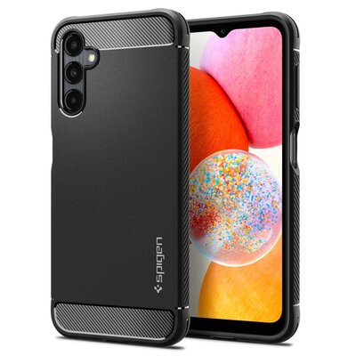 Etui SPIGEN Rugged Armor do Samsung Galaxy A14 4G Czarny