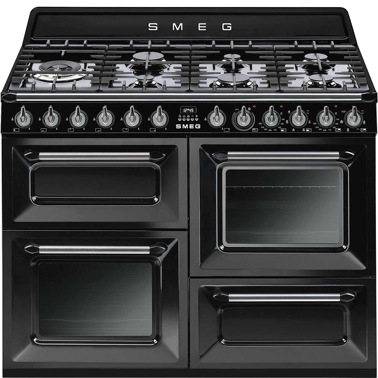 Smeg - Kuchnia wolnostojąca Victoria TR4110BL1 Czarna