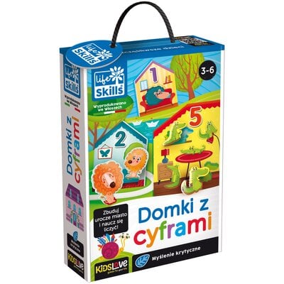 Zestaw edukacyjny LISCIANI Life Skills Domki z Cyframi 304-PL85859