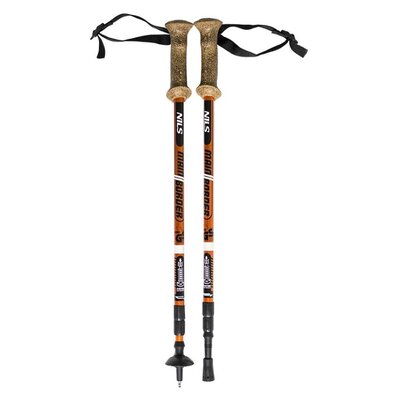 Kijki trekkingowe NILS EXTREME TK696 (65 - 135 cm) Czarno-pomarańczowy