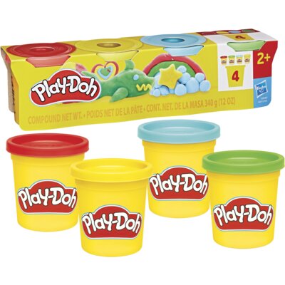 Ciastolina PLAY-DOH Zestaw 4 kolorowych tub G06885X0