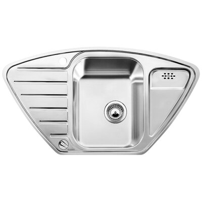 Zlewozmywak BLANCO Lantos 9 E-IF 516277 Stal szczotkowana