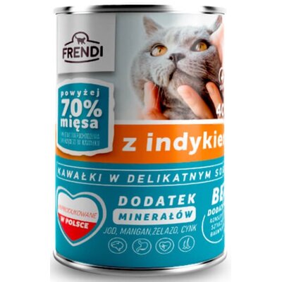 Karma dla kota FRENDI Indyk 400 g