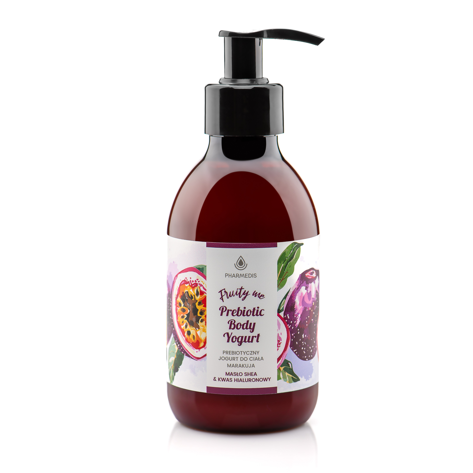 Pharmedis Fruity Me jogurt do ciała o zapachu marakui, 240 ml