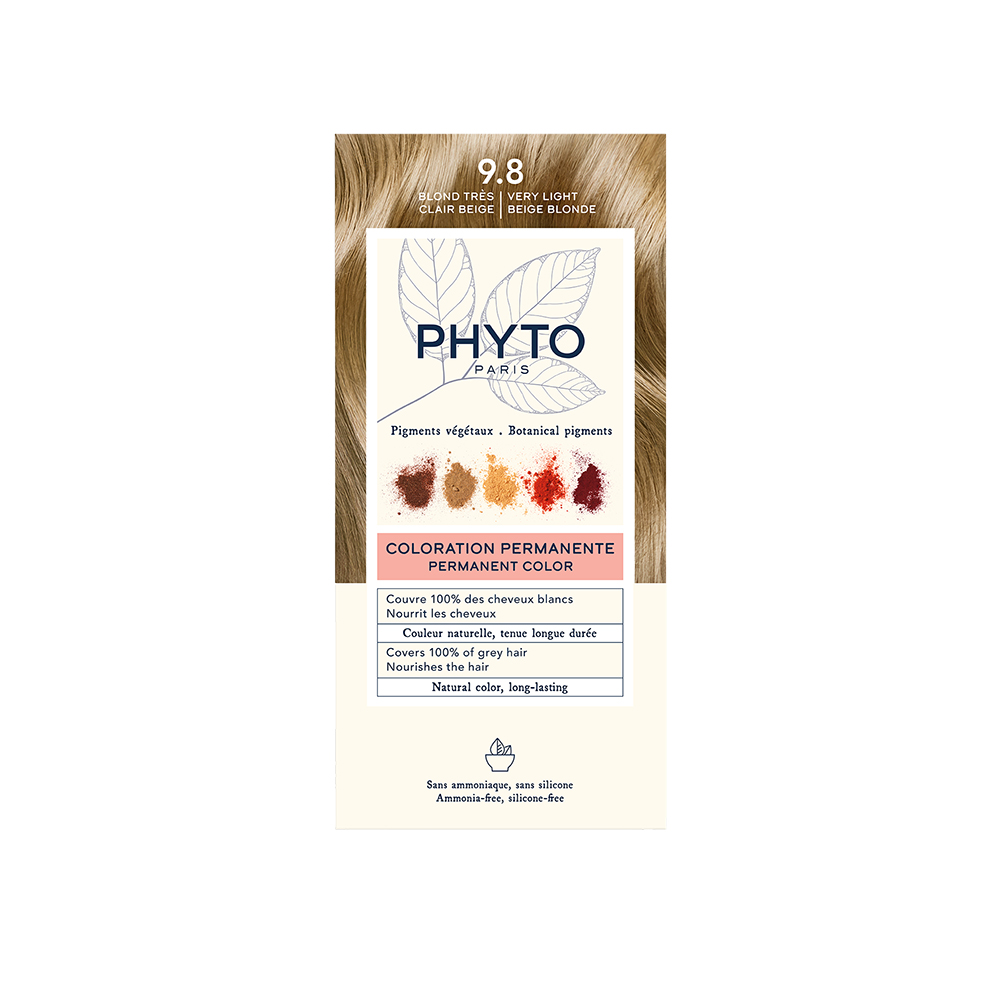 Phyto Paris Phytocolor farba do włosów 9.8 bardzo jasny beż, 1 opak.