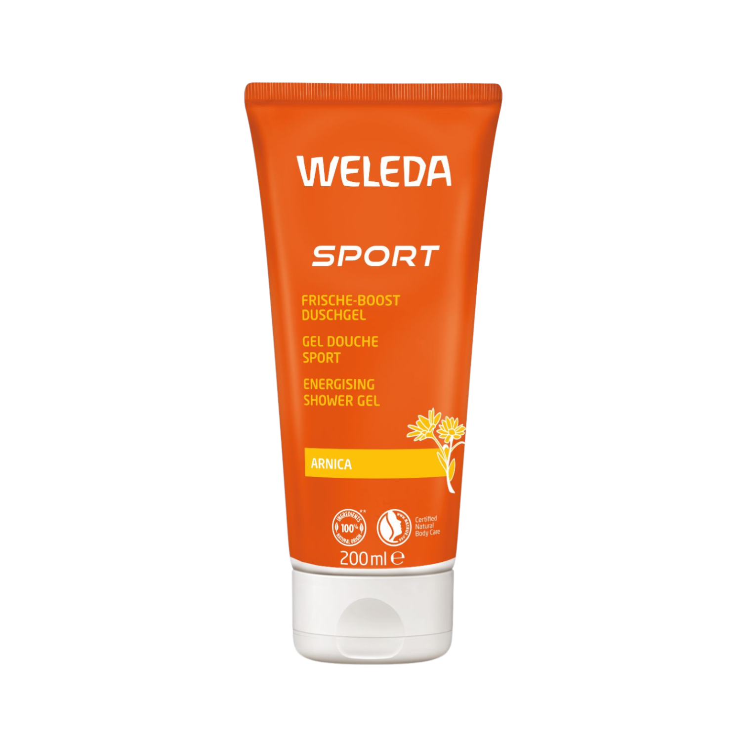 Weleda Arnika energizujący żel pod prysznic do ciała, 200 ml