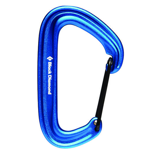 Karabinek wspinaczkowy z zamkiem drucianym Black Diamond LITEWIRE blue - ONESIZE
