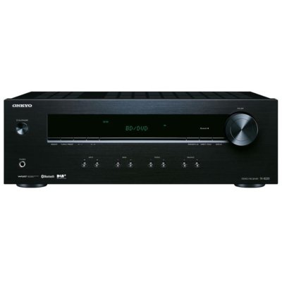 Amplituner Stereo ONKYO TX-8220B Czarny,  BT, Tuner AM/FM/DAB+, Przedwzmaniacz gramofonowy MM, D/A 192kHz/24bit