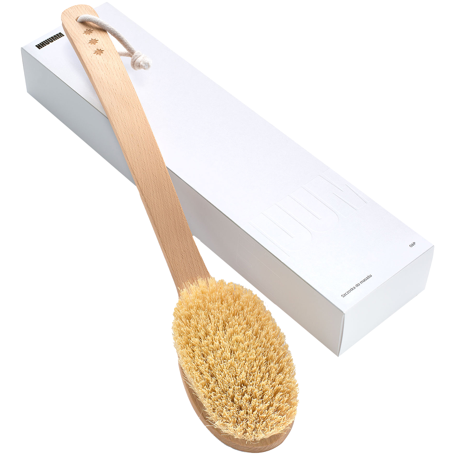 Hhuumm No. 6P Tampico szczotka do masażu ciała na sucho, 1 szt.