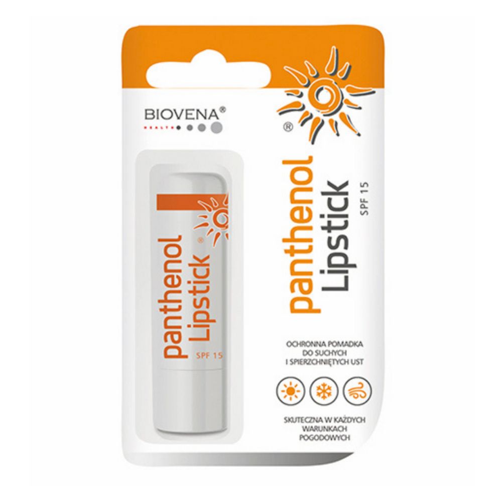 Biovena Panthenol pomadka do ust SPF15, 4,5 g