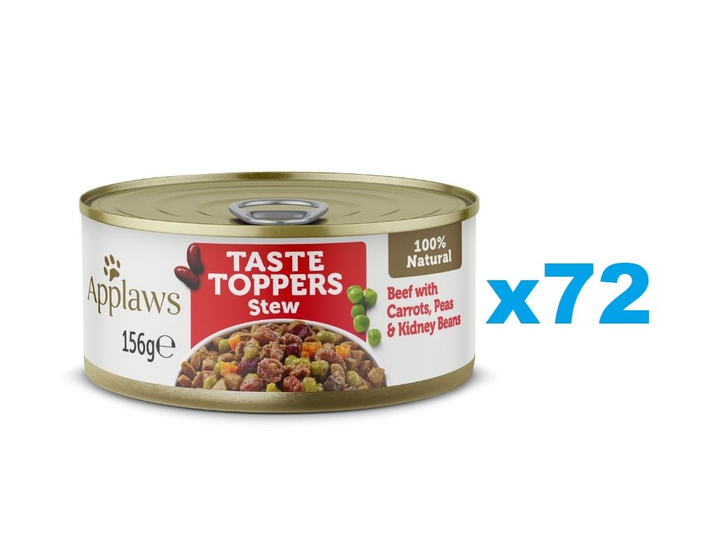 APPLAWS Taste Toppers Gulasz z wołowiną, marchewkami i groszkiem 72x156 g