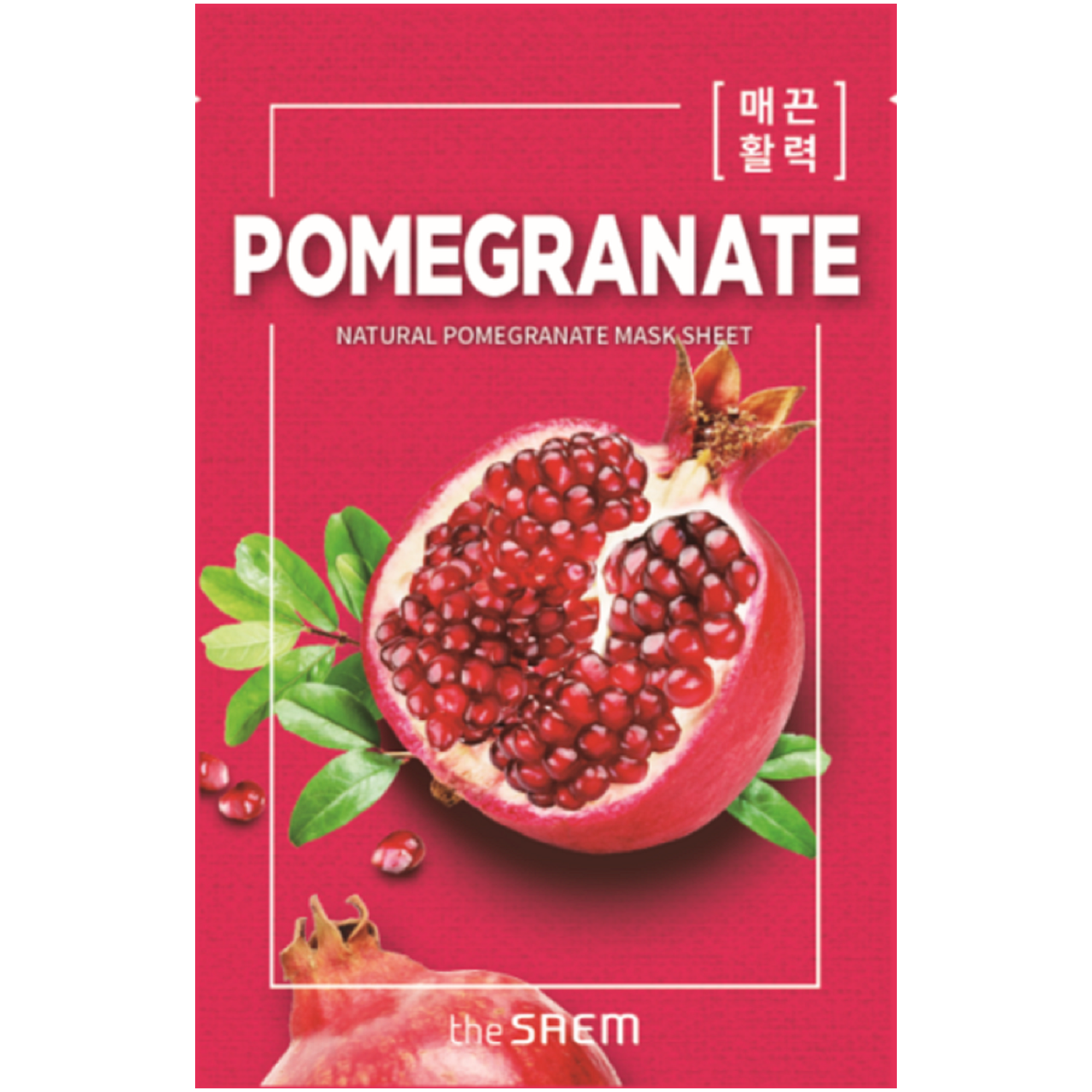 The Saem Pomegranate odmładzająca maska do twarzy w płachcie, 1 szt.