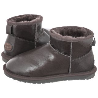 Botki EMU Australia Stinger Micro Glossy Charcoal W12613