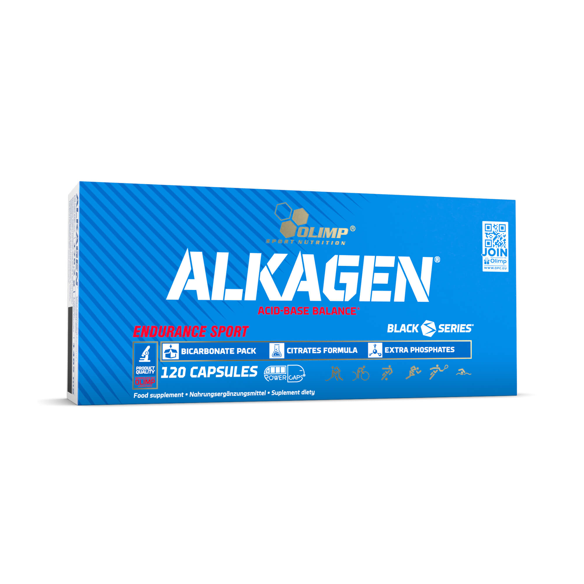 Olimp Sport Nutrition Alkagen Power Caps suplement diety - witaminy i minerały, 120 kaps./1 opak.